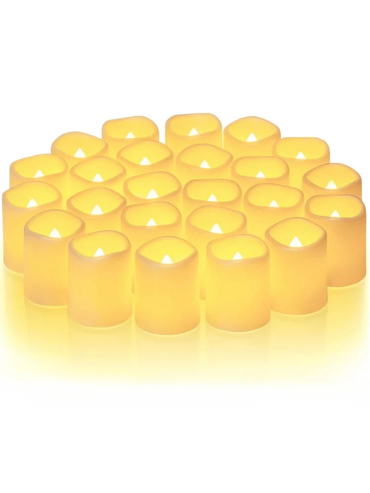 Flickering LED Ivory Electronic Candle,
