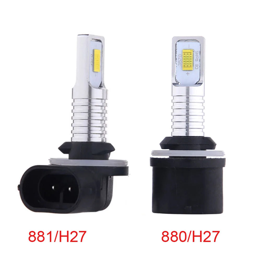 2Pcs H7 H4 Led Super Bright CSP Car Fog Light Bulbs