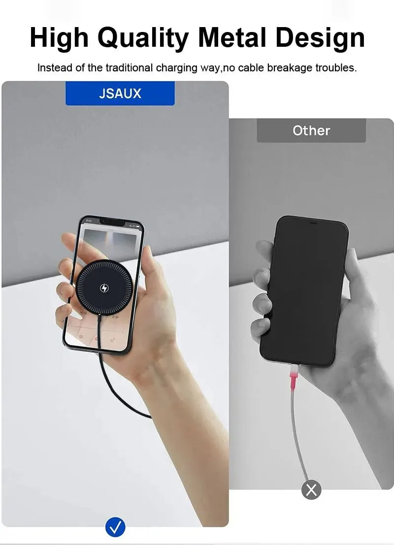 30W Magnetic Wireless Charger Pad Fast Charging
