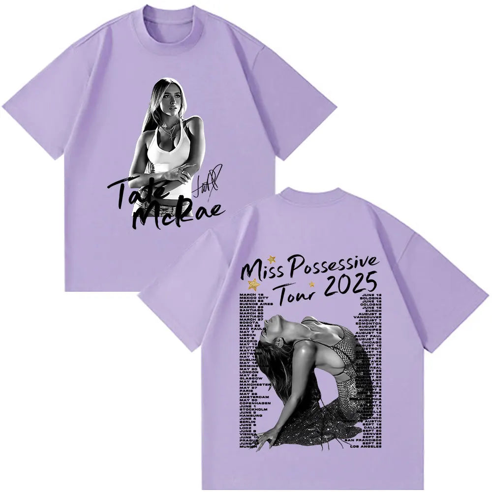Tate McRae Miss Possessive World Tour 2025 T-Shirts