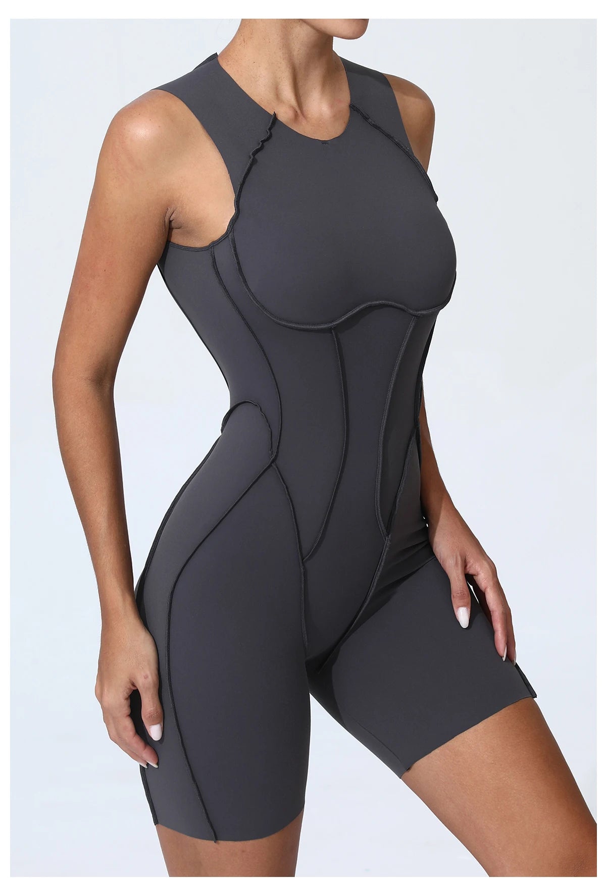 Sports Overalls Padding Sporty Jumpsuit Sportswear Woman
