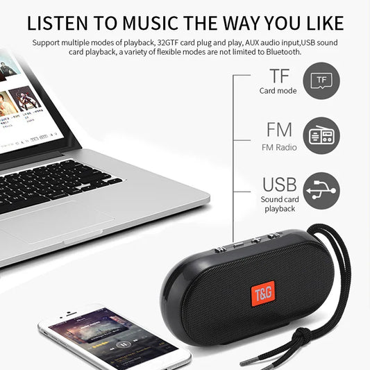 TG179 Portable Bluetooth Speakers Support USB TF