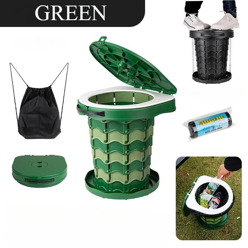 CLS Portable Foldable Camping Toilet Outdoor Travel