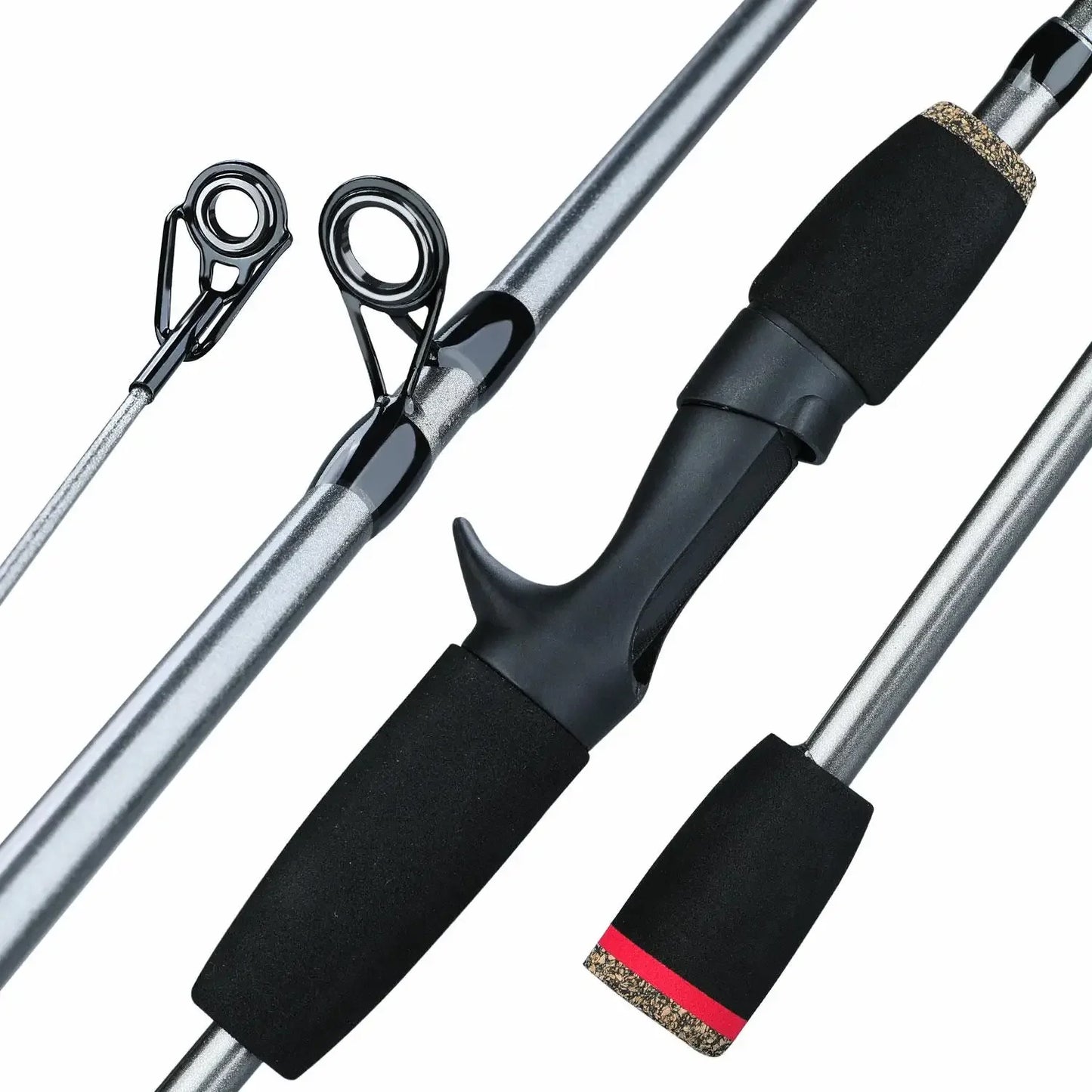 Sougayilang 5 Sections 2.1m Spinning Casting Fishing Rods