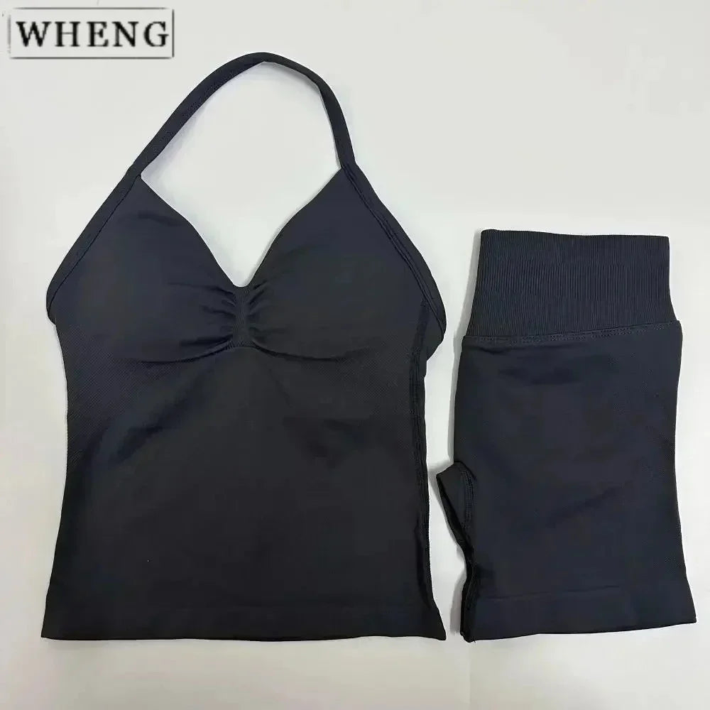 Summer fitness shape  beautiful shoulder straps