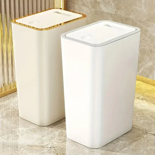 10L Odor Proof Trash Can with One-Touch Modern
