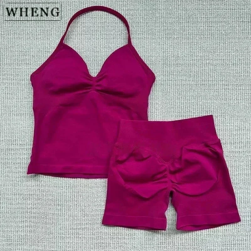 Summer fitness shape  beautiful shoulder straps