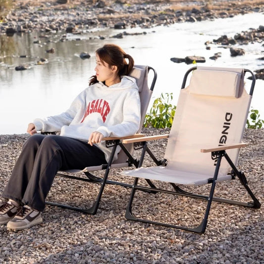 Angle Adjustable Camping Chair with Detachable