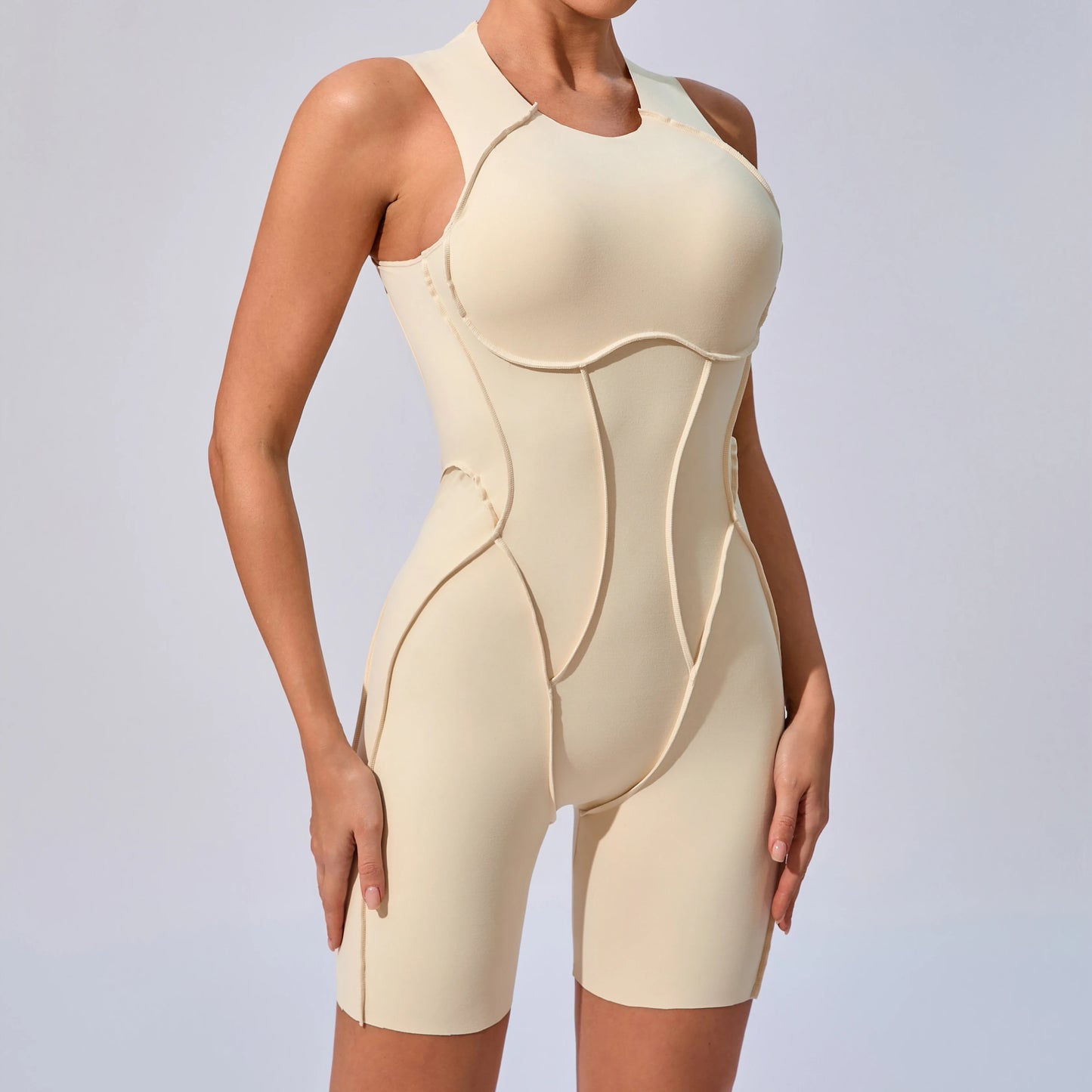 Sports Overalls Padding Sporty Jumpsuit Sportswear Woman