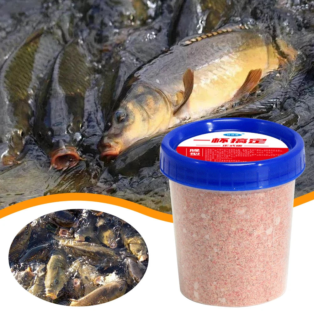 Comprehensive Fishing Bait Carp Grass Carp Crucian Efficient Attraction Stir Powdery Lure Fishing Attractant Fishing Powder Bait