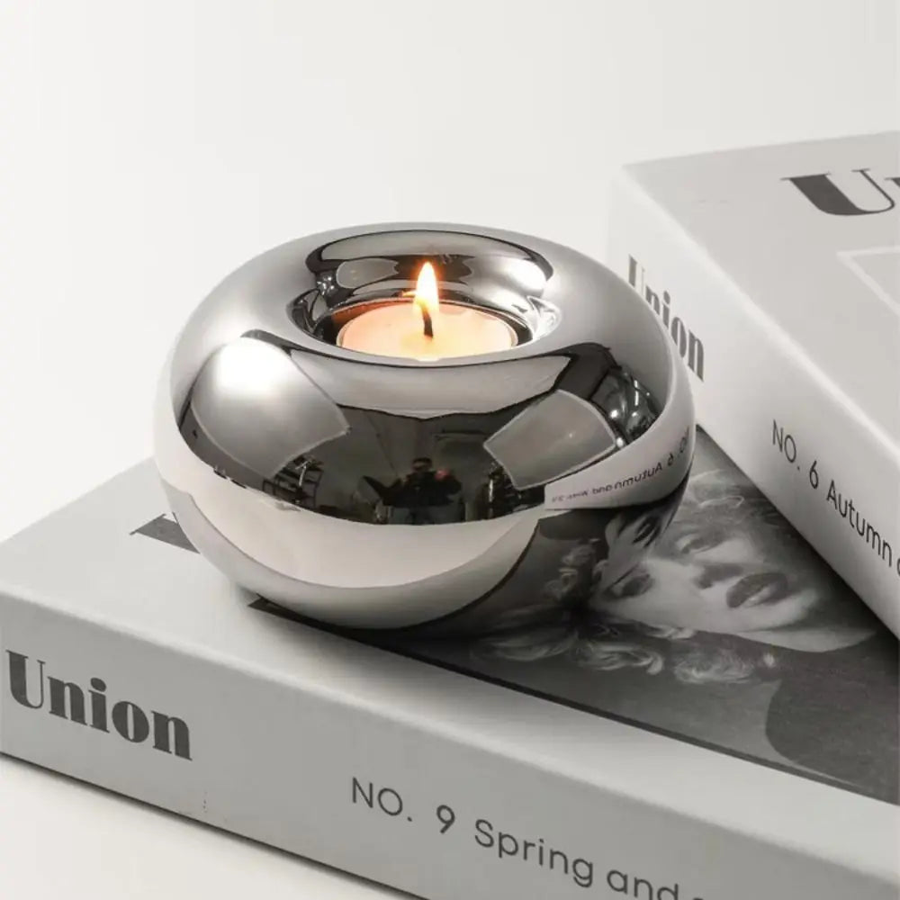 Crafts Ceramic Candle Holder Modern Decorative