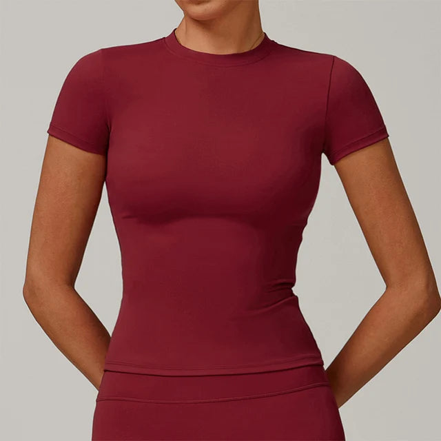 Women's Sports T Shirt Summer Short Sleeve Running