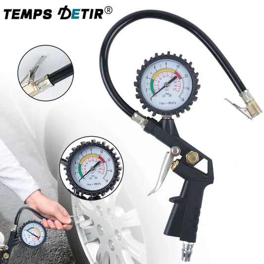 220PSI bandenspanningsmeter Hoge precisie eenvoudige drukregeling