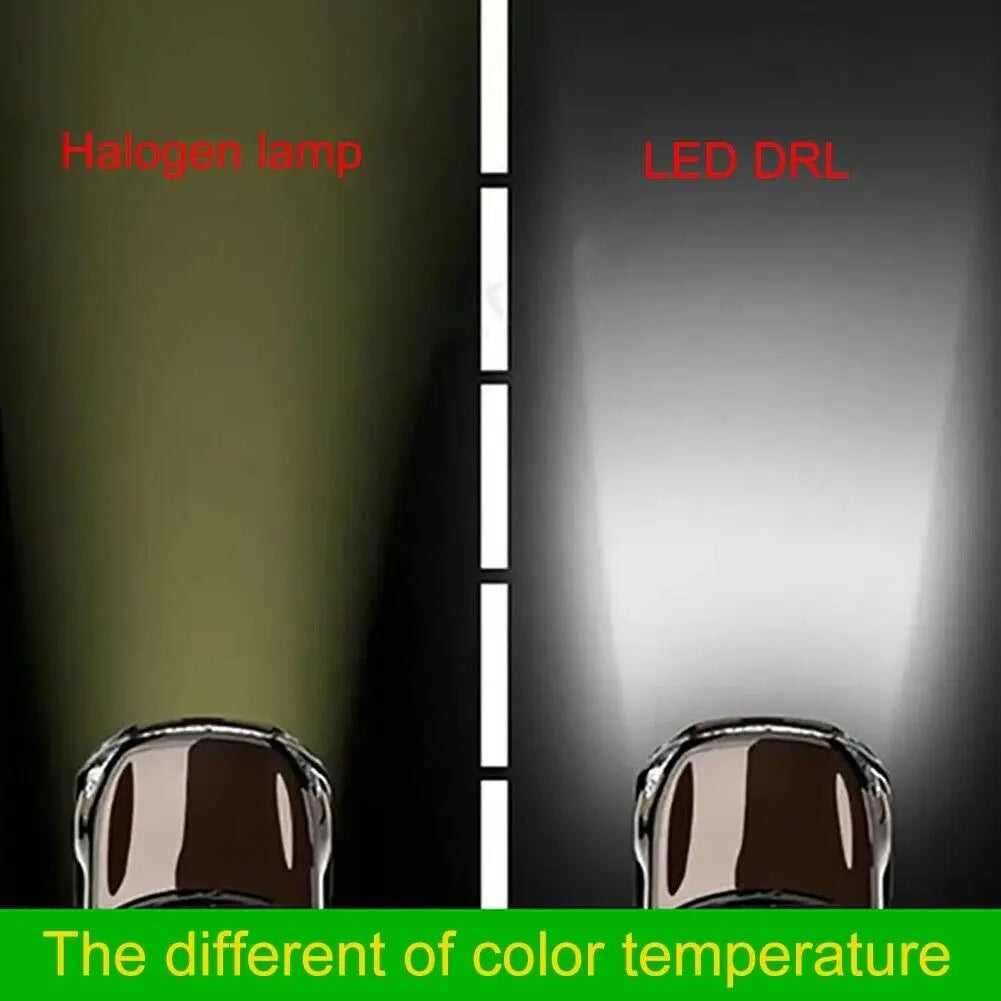 2Pcs Super Bright 100W H7 H4 LED Headlight