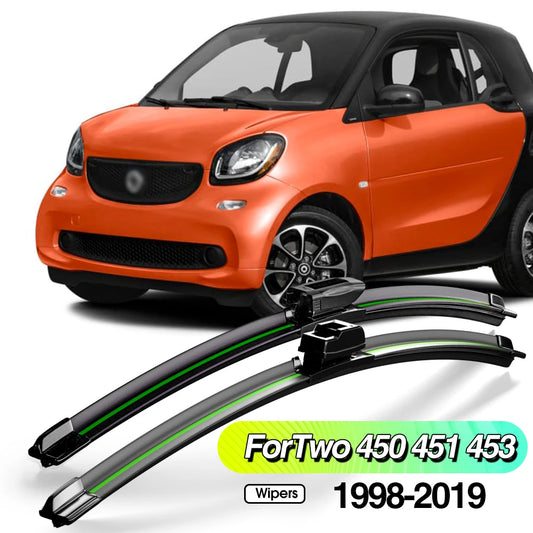 Voor Smart ForTwo 450 451 453 1998-2019 2 stuks voorruitwisserbladen