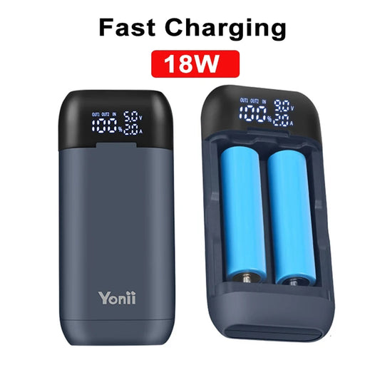 18W Fast Charging Case 18650 Battery Charger Case