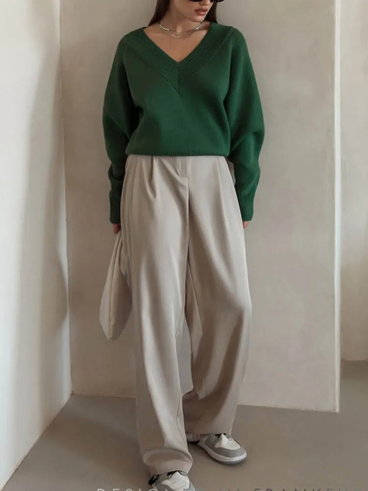 Fashion Sweater Woman Winter 2025 Vintage Oversize Sweaters