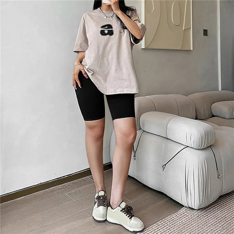 Women Yoga Sports Shorts High Waist Fitness