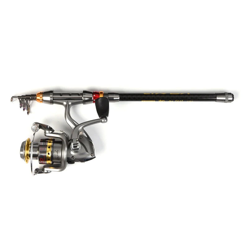 Lixada Telescopic Fishing Rod and Reel Combo