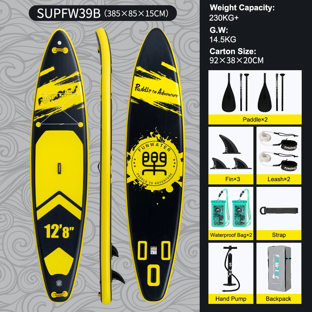 FunWater 11' Sup Board Inflatable Surfboard Stand Up Paddle Board