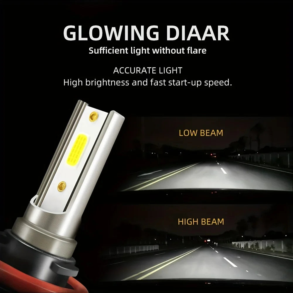 9005/HB3 9006/HB4 H4 H7 H11 LED Bulb Headlight high low Beam