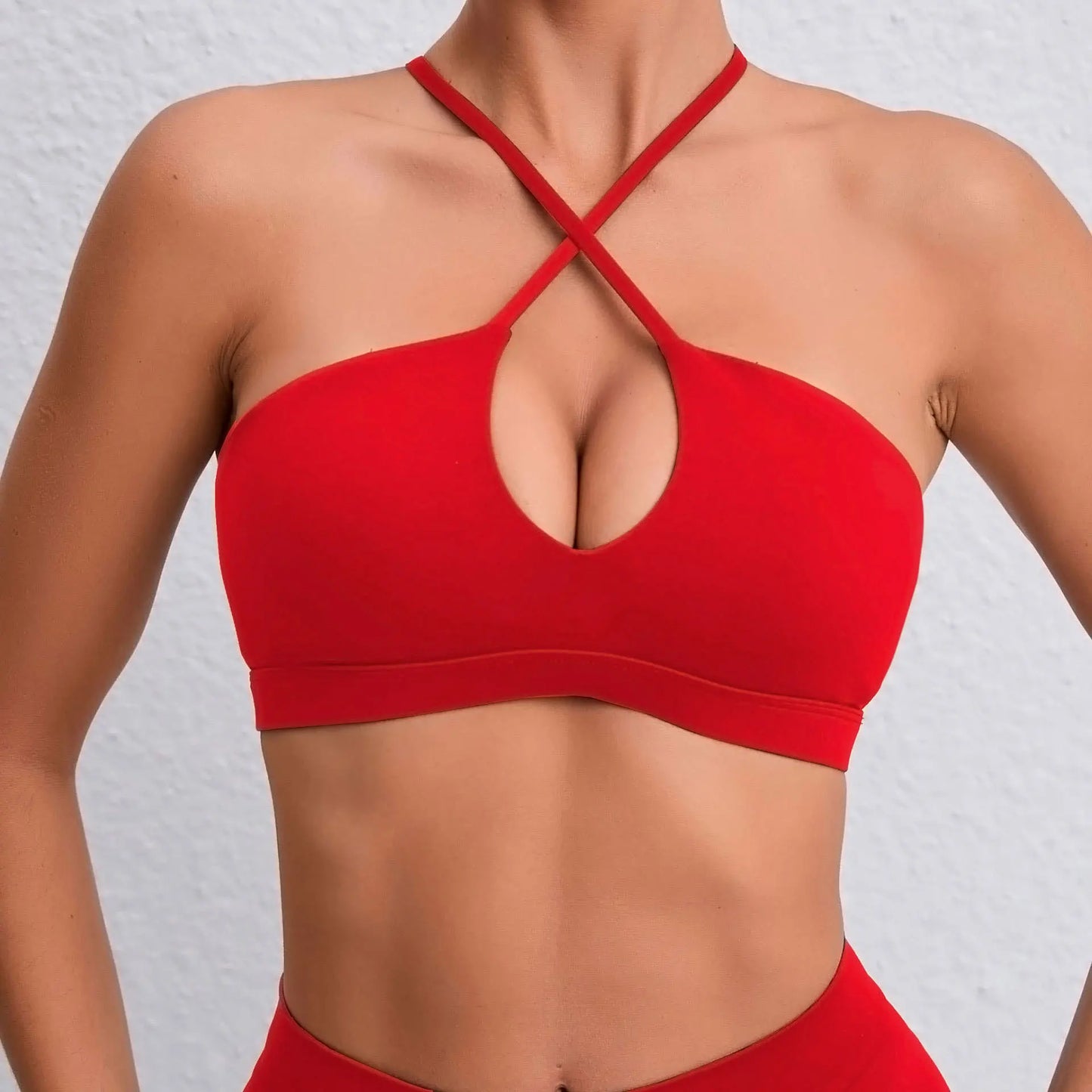 Sportieve dames tops, fitnesskleding, push-up yoga bh's,