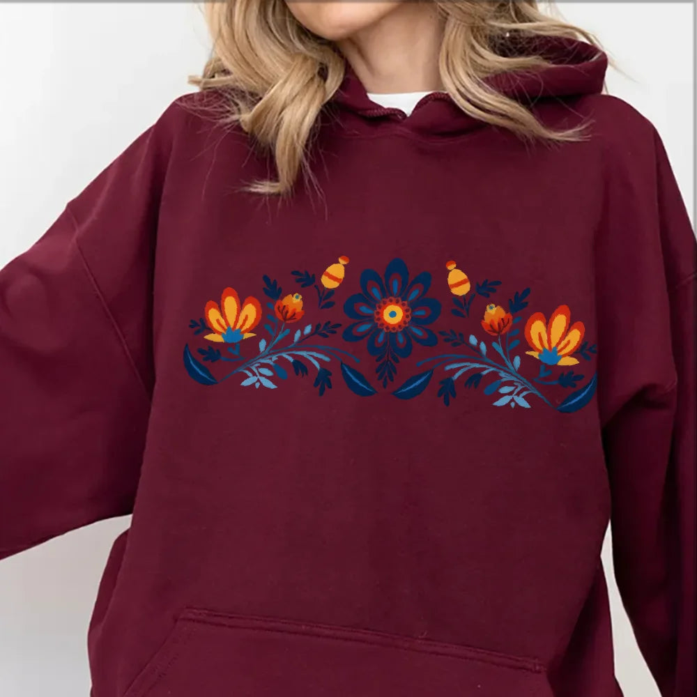 Hoodie Women Casual Washed