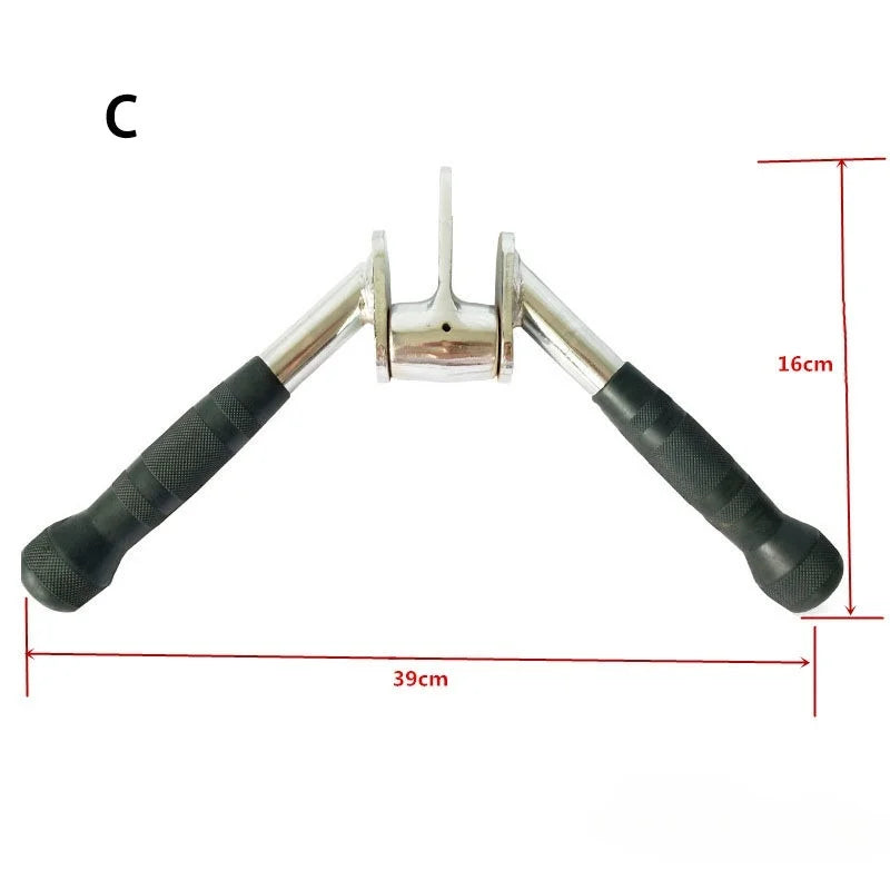 Fitness Solid T-bar, V-Bar Heavy Duty Load