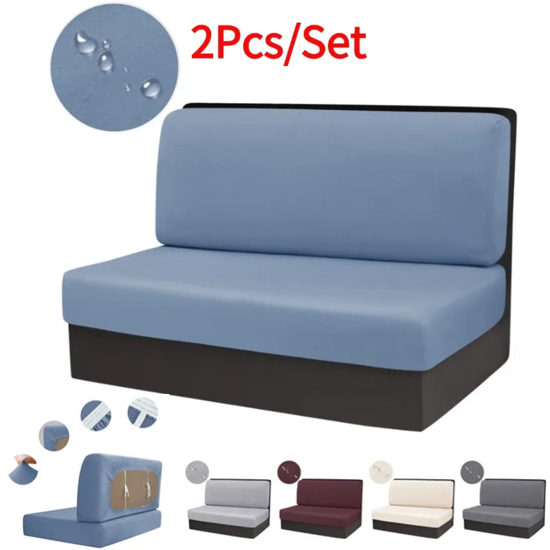 2pcs/set Jacquard RV Dinette Cushions Covers Stretch