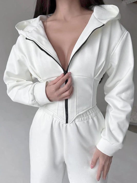 Sports leisure women's clothing hooded sweatshirt