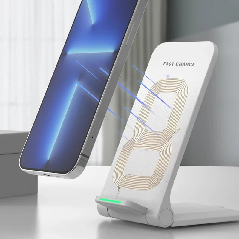30w Fast Foldable Wireless Charger for Honor 100 Pro Xiaomi