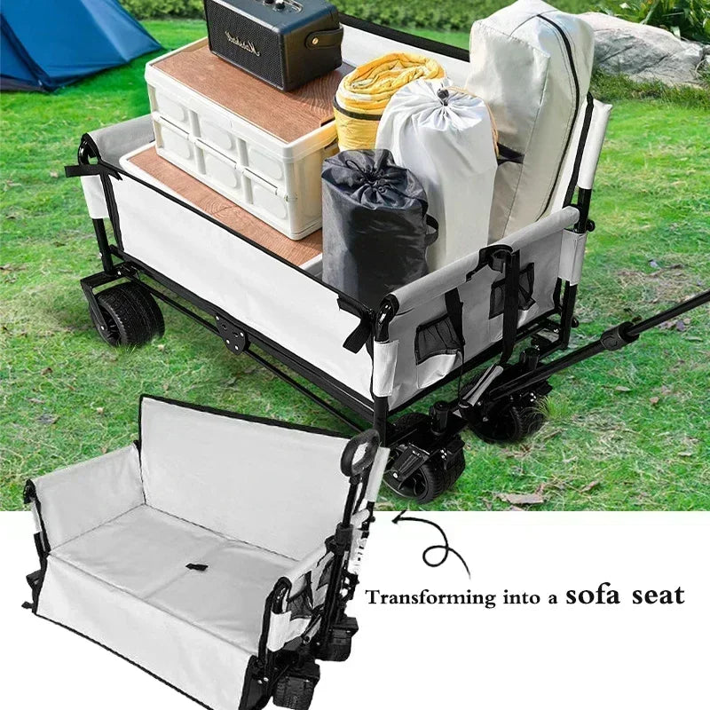 Hot SalesFolding Wagon Folding Sofa With Brakes Multiple Use