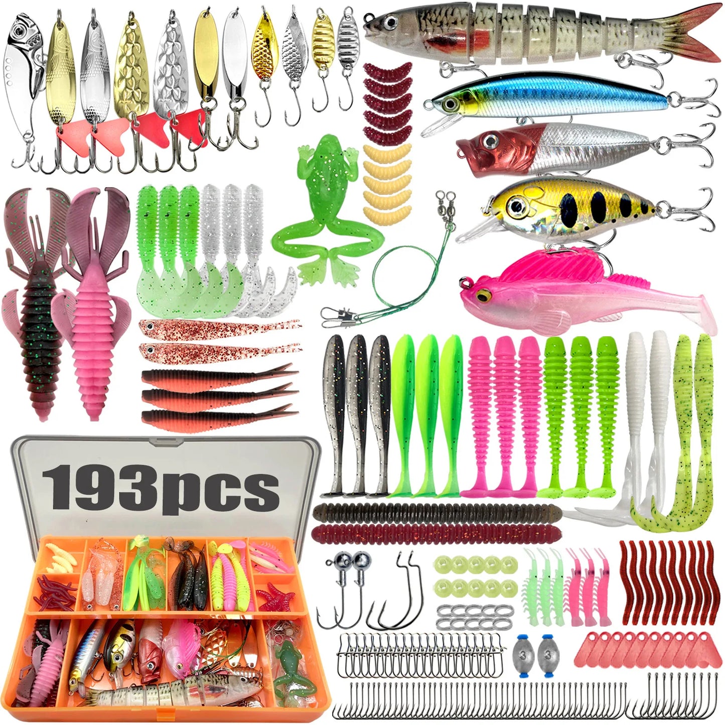 133/83pcs Fishing Lures Kit for Topwater