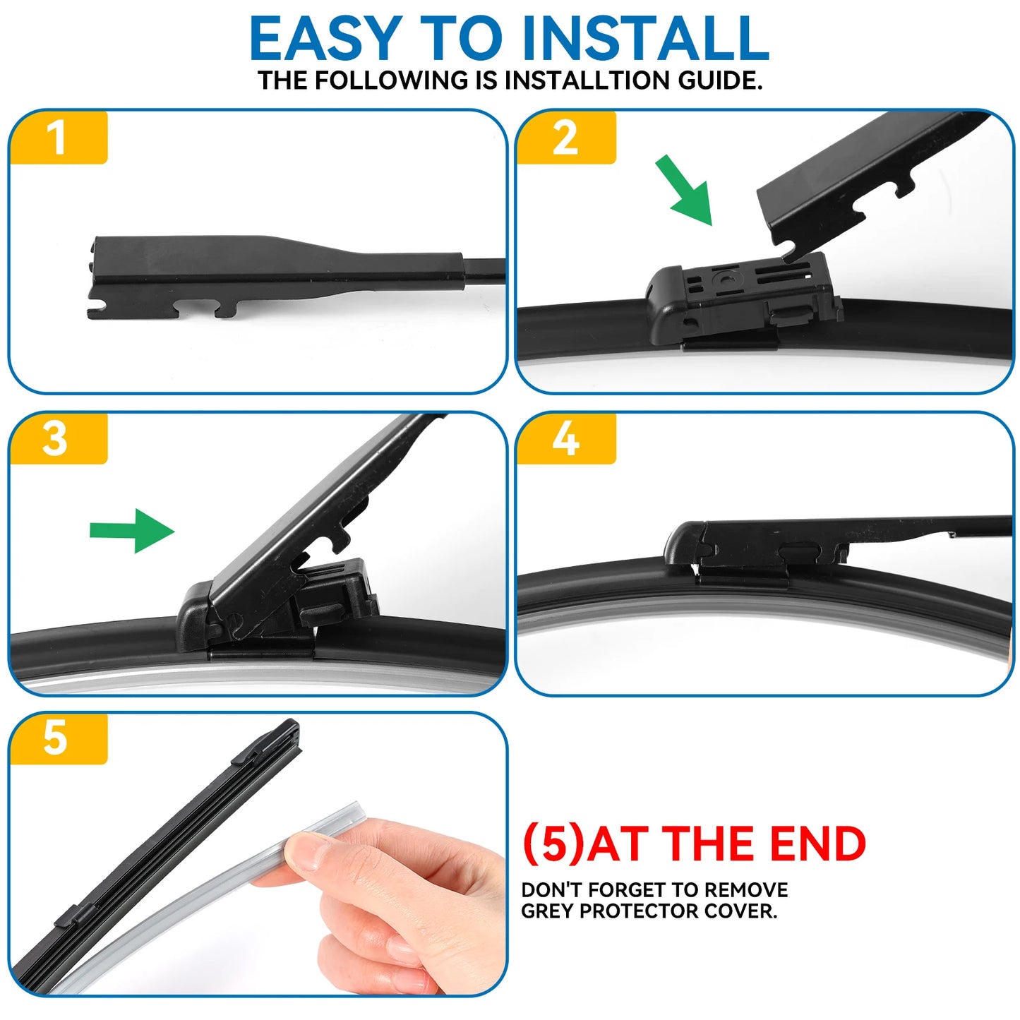 Erick's Wiper Voor- en Achterruitwisserbladenset voor MG ZS EV ZX ZST
