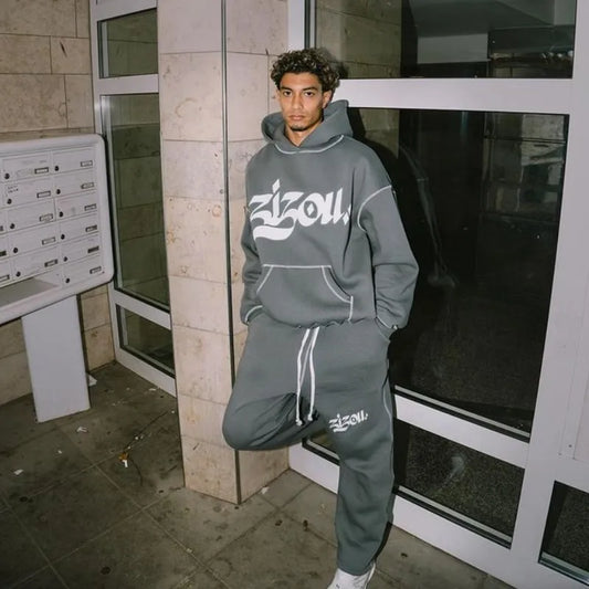 Hoodie Letter Print goth