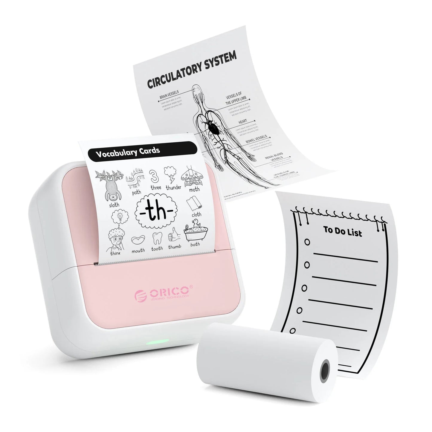 Mini Thermal Printer, DIY Printer, Ink-Free