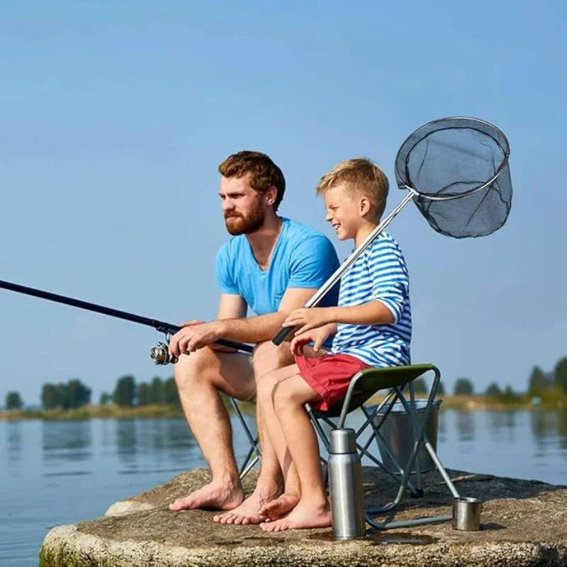 Fishing Net and Rod Set 1.5m/1.7m/2.1m Scalable