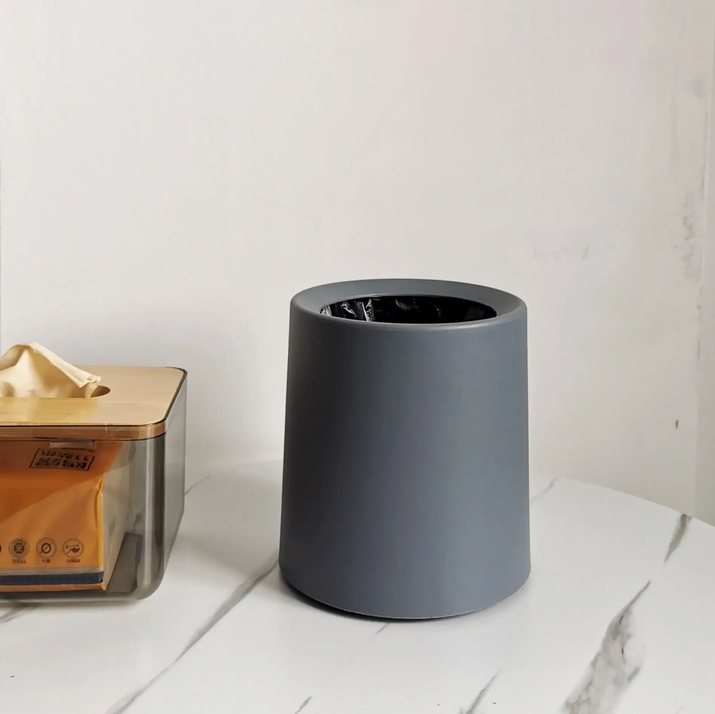 15x14cm trash can desktop trash can cute mini paper basket reaticve