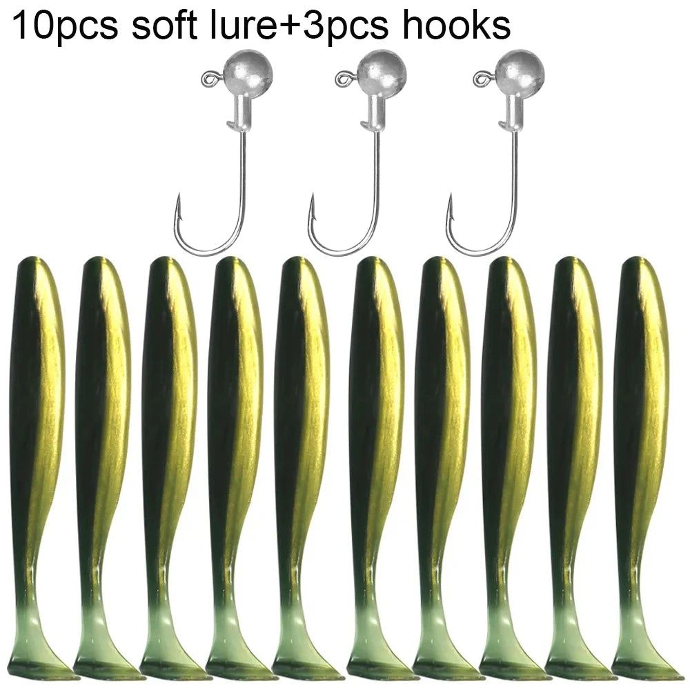 10PCS Soft Lure 5.5cm 7cm 10cm