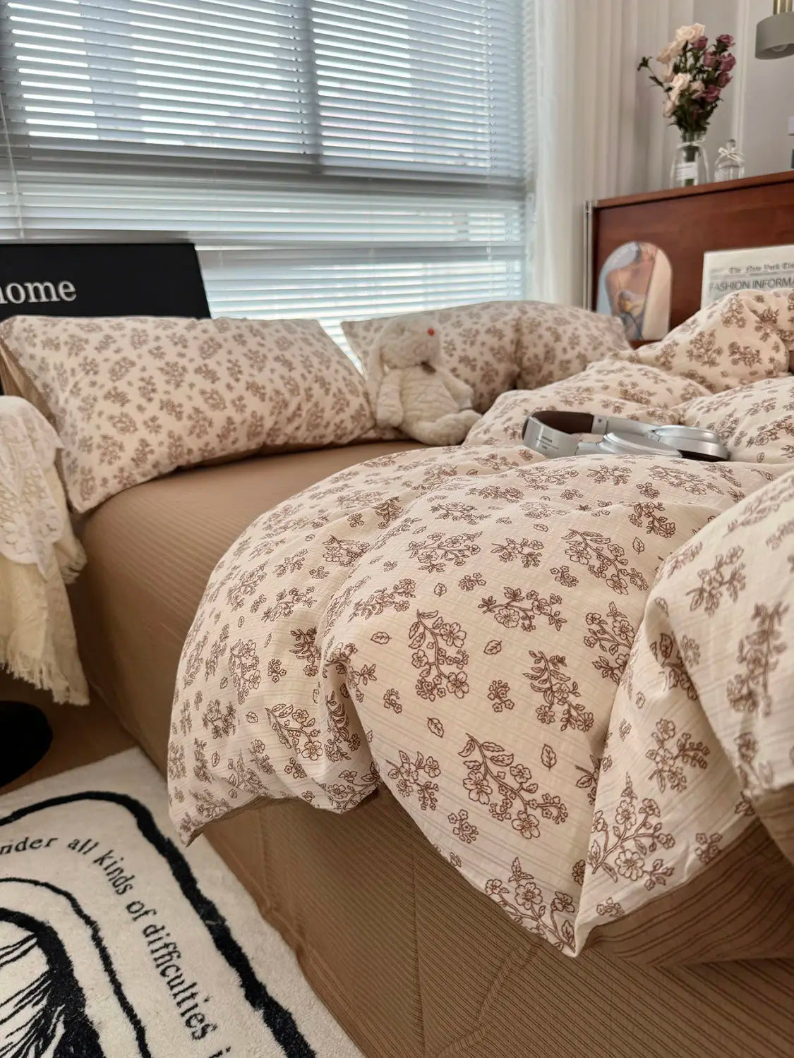 Duvet Cover Set  A-class Ultra Soft Jacquard Double-layer Yarn