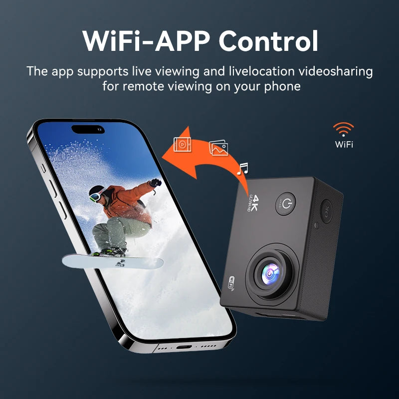 Null 4K Outdoor WiFi Action Camera Helmet Video Recording