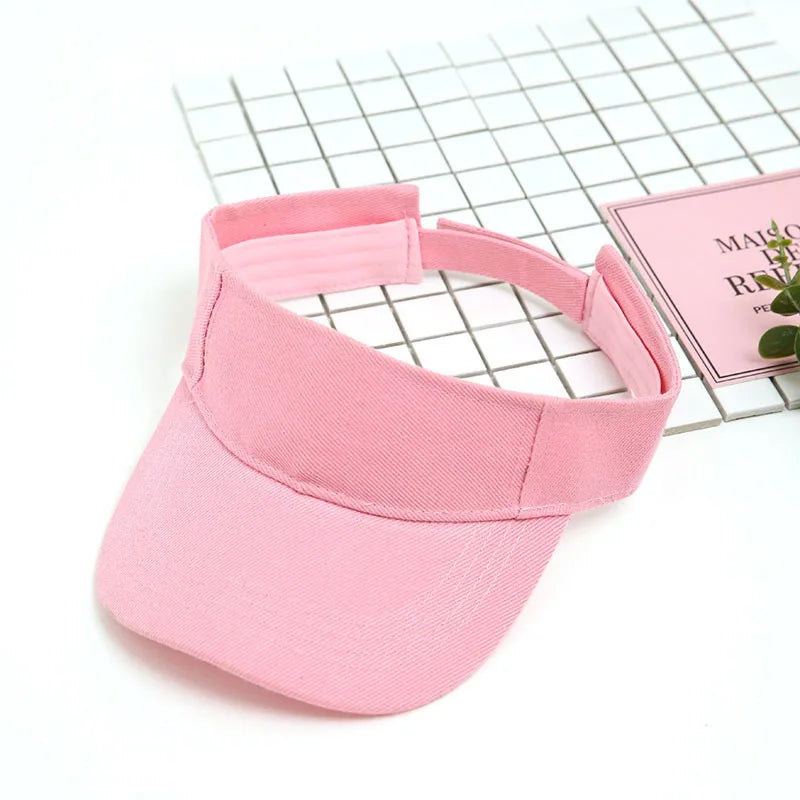Sport Visor Hats Adjustable Empty Top Baseball Cap Sun