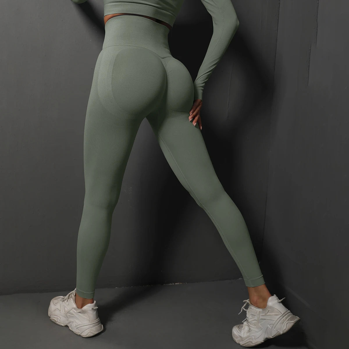 Naadloze gymleggings voor dames, yogabroeken,