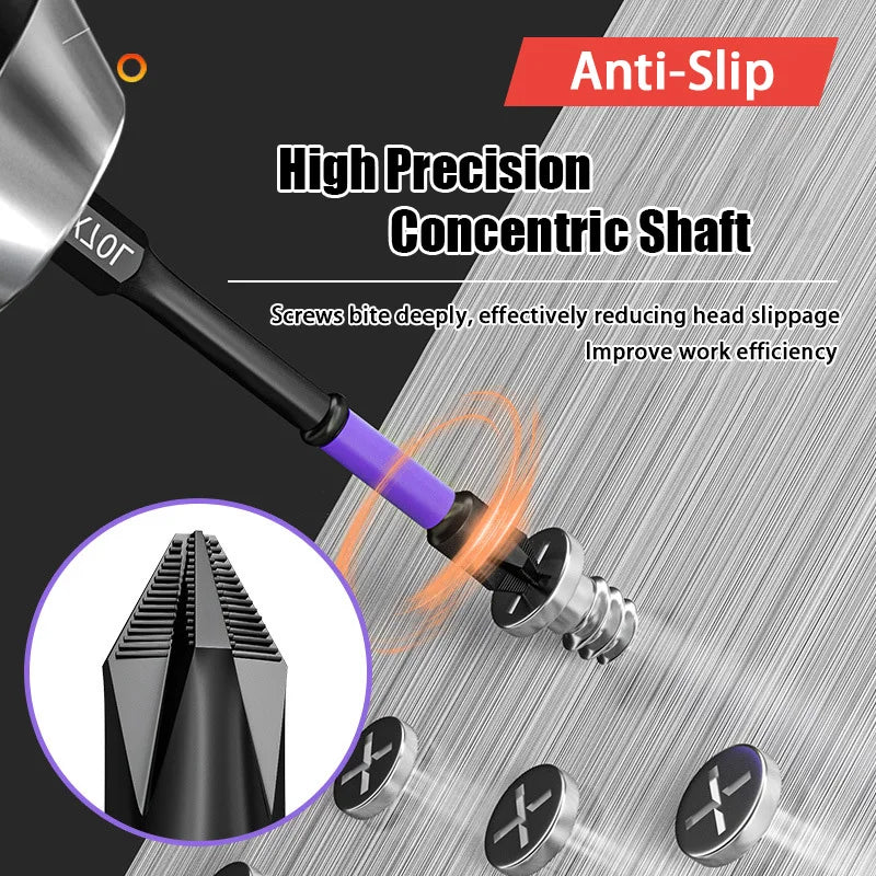 Magnetic Impact Phillips Bit Anti-Slip Long Screwdriver
