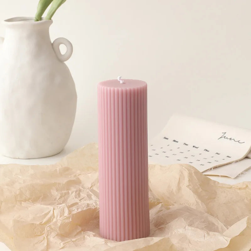 Pillar Candles Cylindrical gear candle household