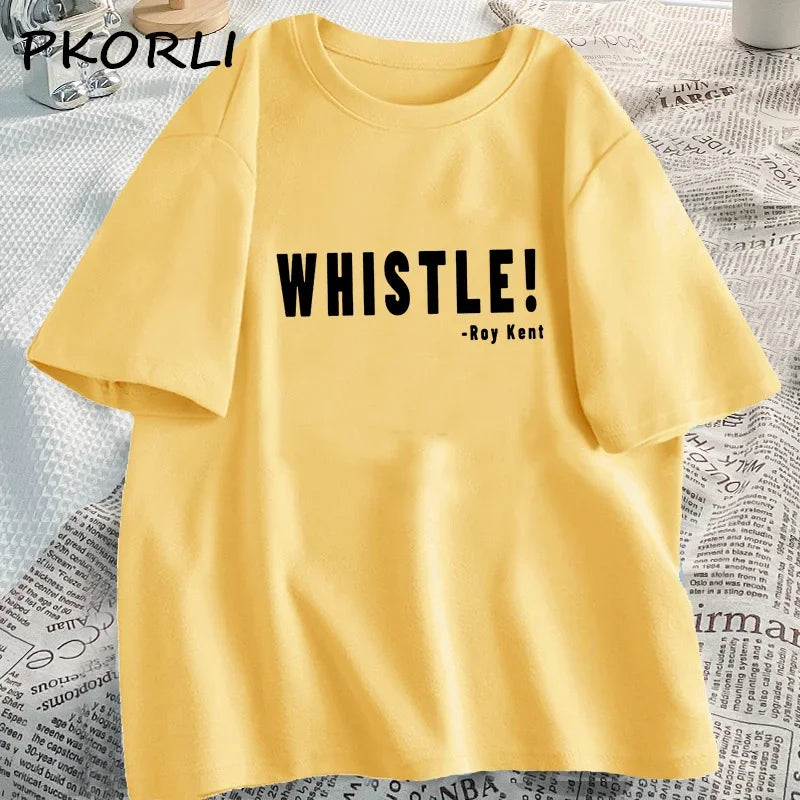 Whistle Roy Kent T Shirt Women Men Funny Ted Lassso