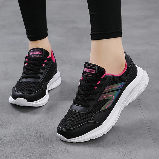 Sports shoes for women in spring and summer, lightweight,