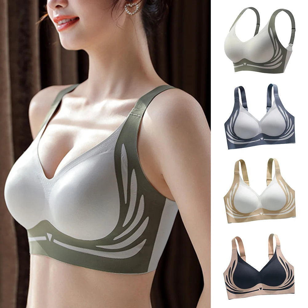 Nieuwe zomerse dames comfort anti-verzakking bh,