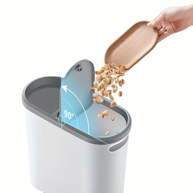 10L Bathroom Trash Can, Household Creative Gap Waste Bin,