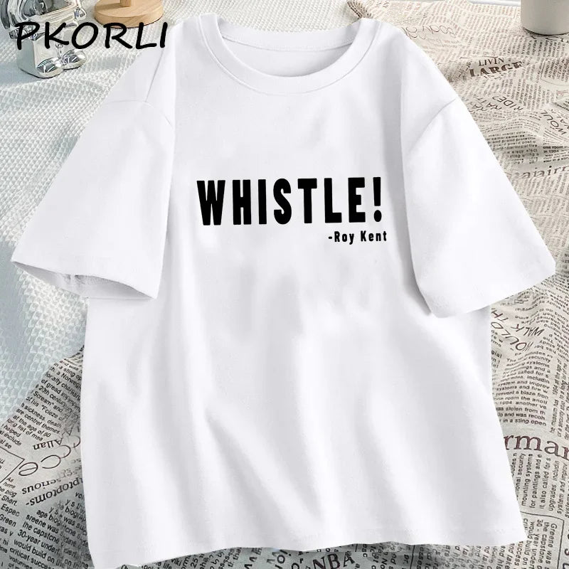 Whistle Roy Kent T Shirt Women Men Funny Ted Lassso